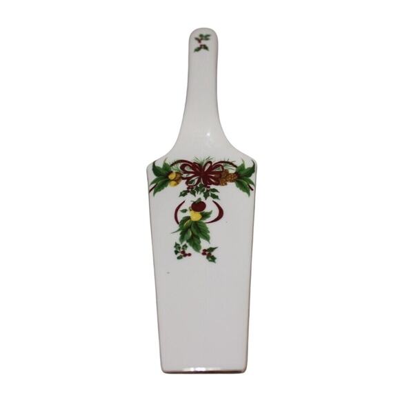 Formalities-Baum Bros Pie/Cake Server Berries, Fruit, Red Ribbons, Smooth - Picture 1 of 3